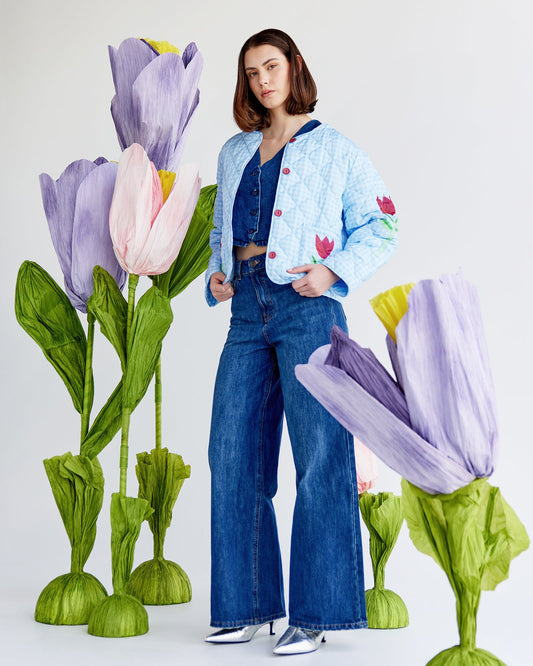 Buy Myself Flowers Quilted Jacket