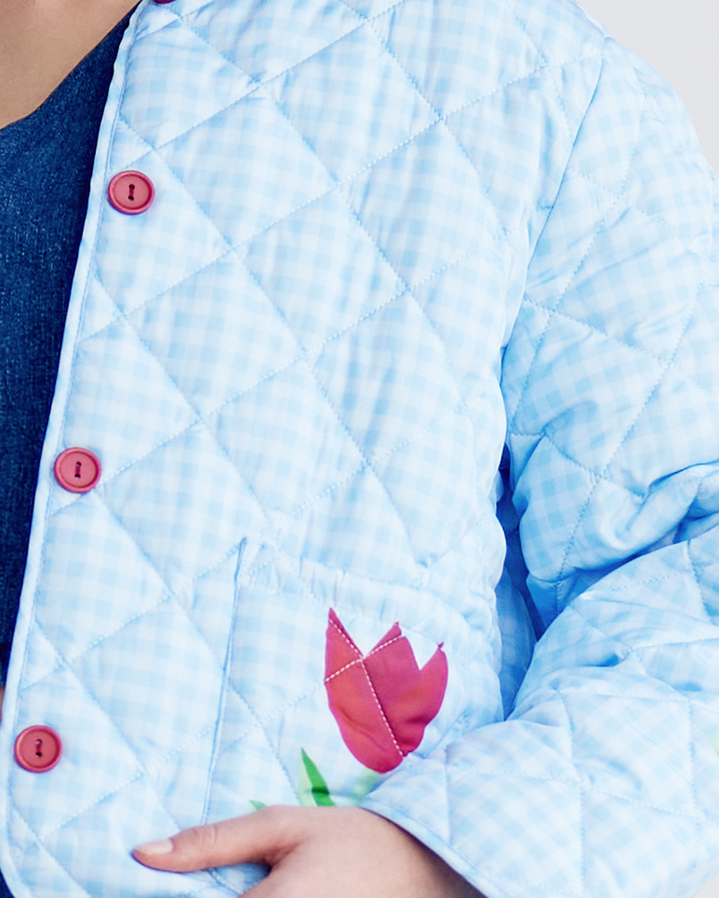 Buy Myself Flowers Quilted Jacket