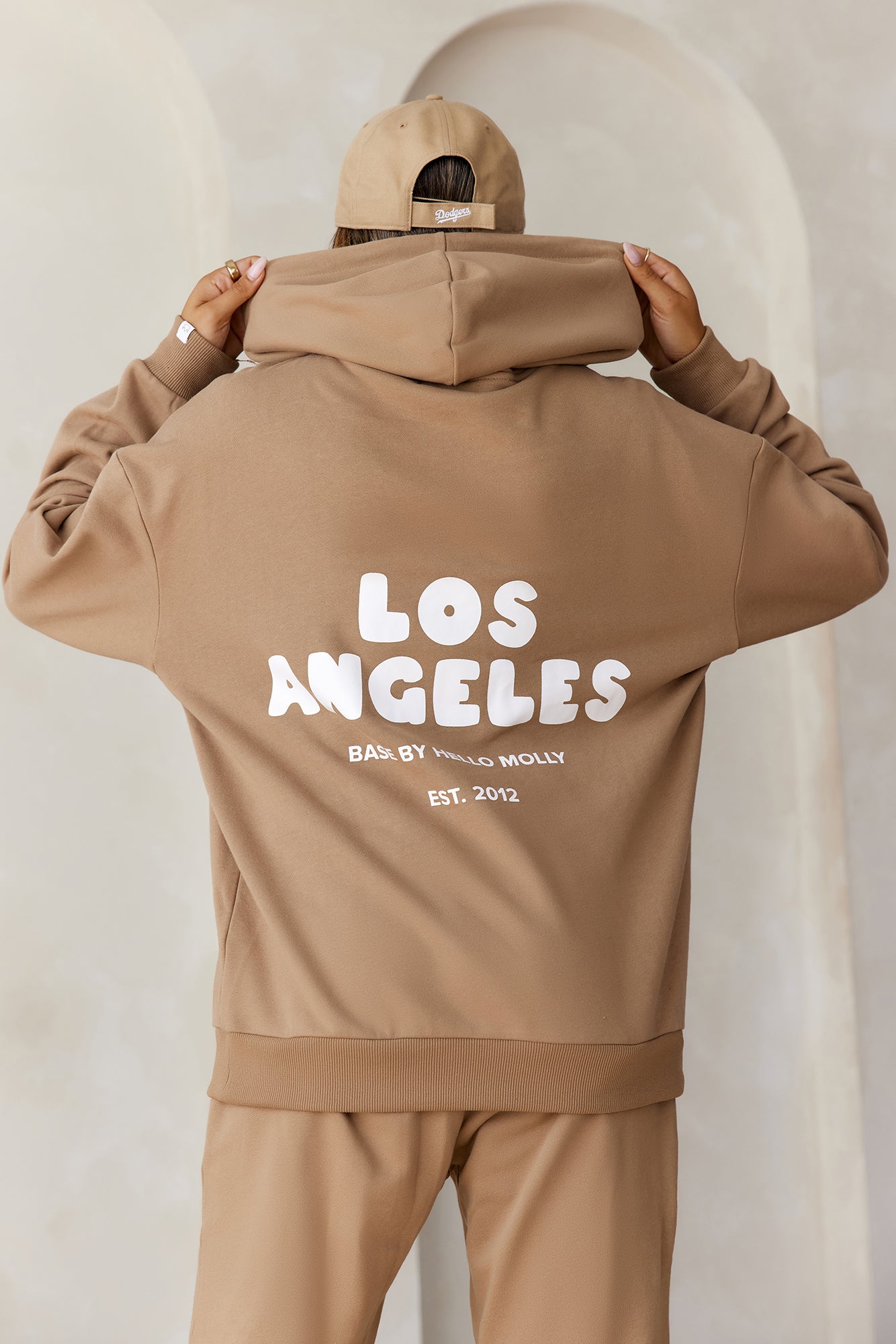 BASE Slip On Los Angeles Hoodie Coffee