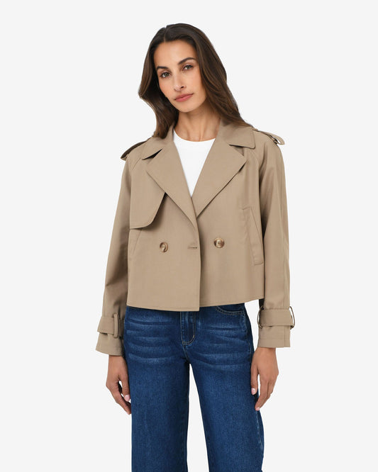 Collins Cropped Trench Coat