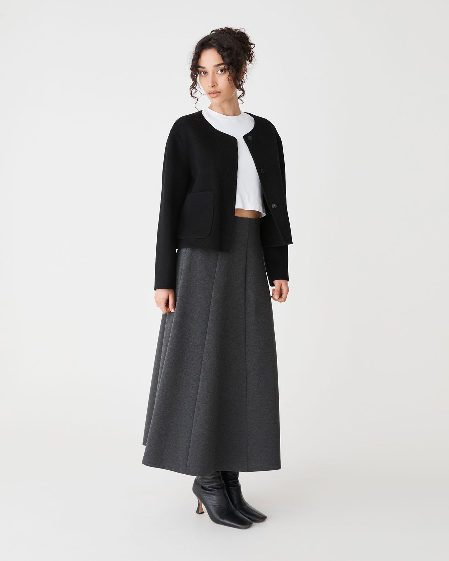 Alani Crop Wool Jacket
