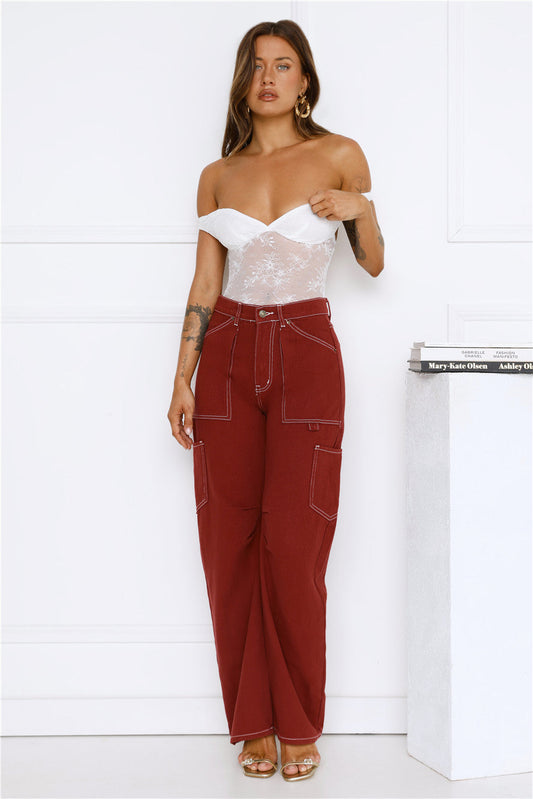 Miami Vice Jeans Cherry