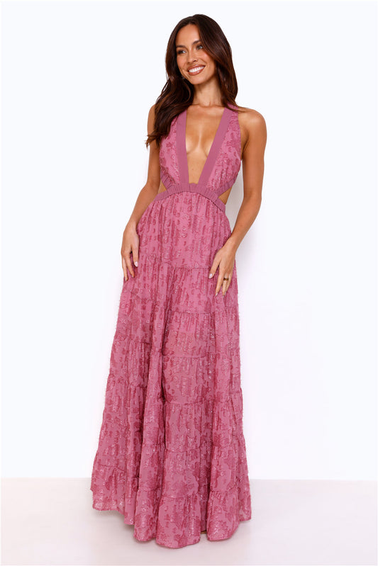 Crystal Cove Maxi Dress Pink