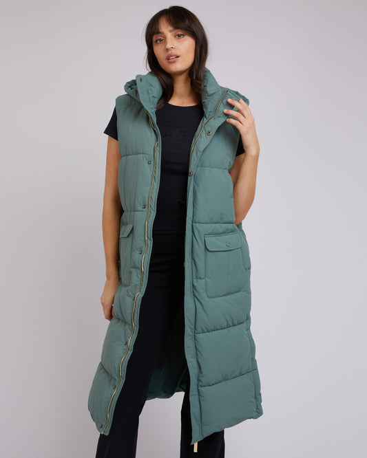 Active Midi Vest Green