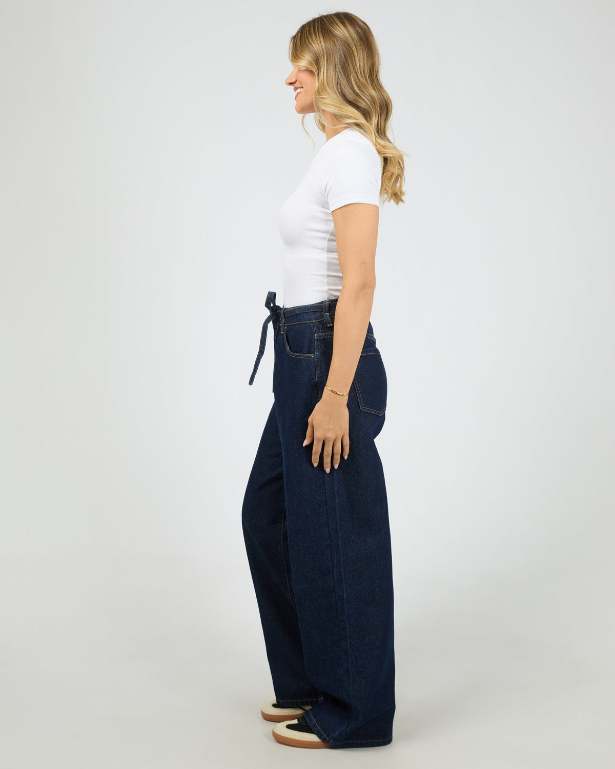 Gia High Rise Baggy Indigo