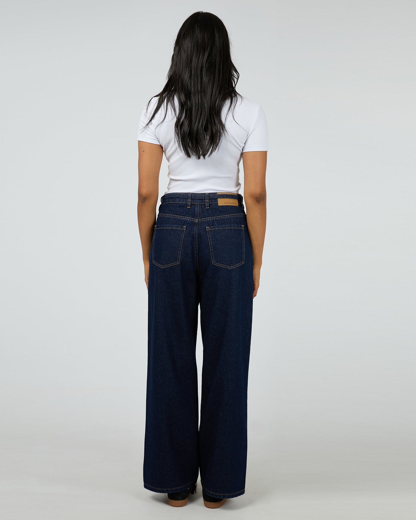 Gia High Rise Baggy Indigo