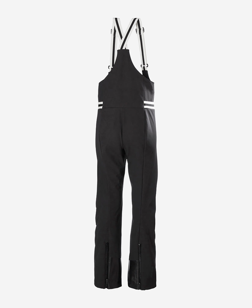 W AVANTI SOFTSHELL BIB PANT,Black
