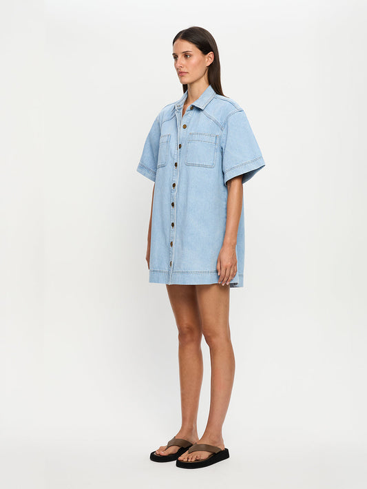Avery Denim Mini Dress