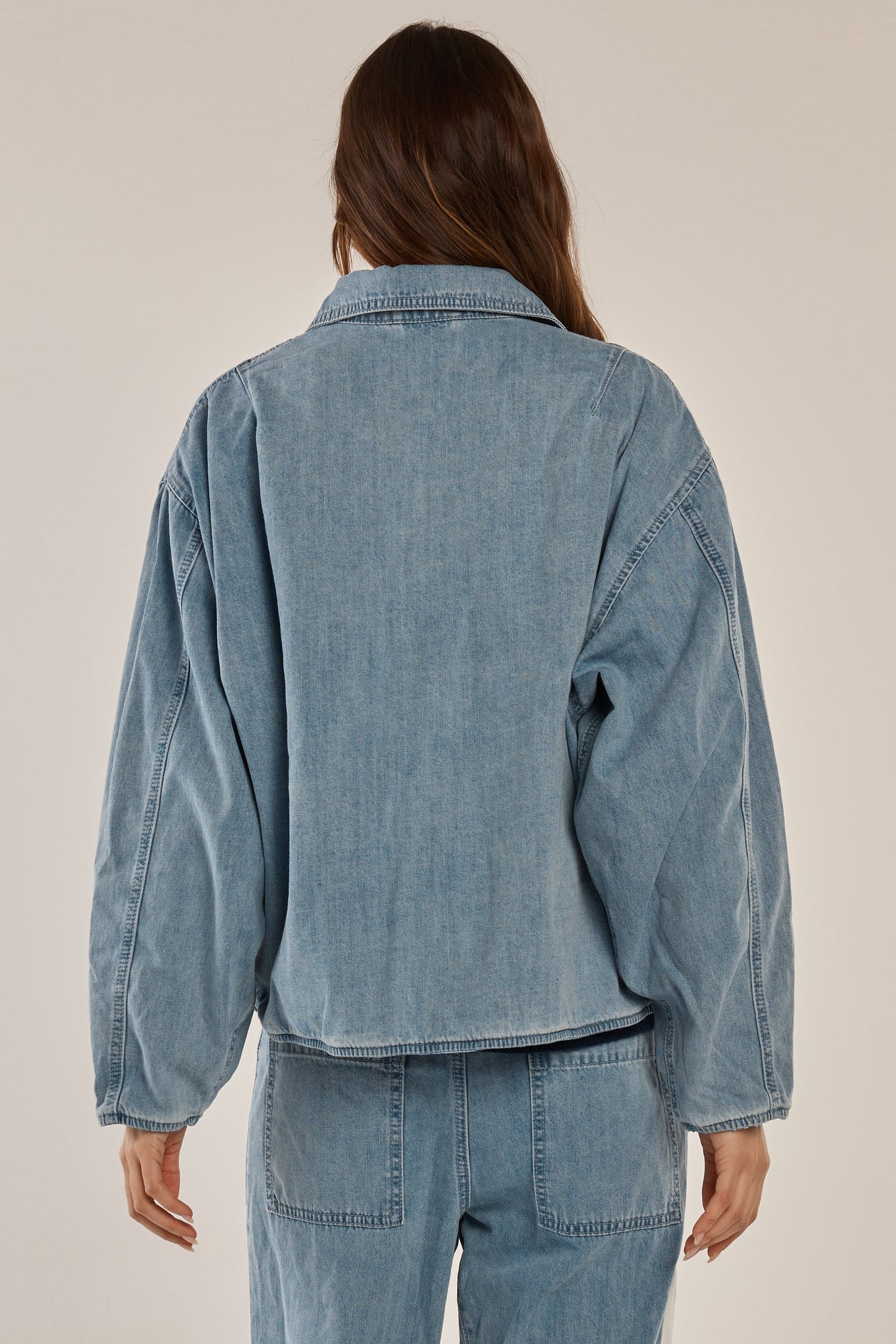 Callie Bomber Jacket - Medium Blue
