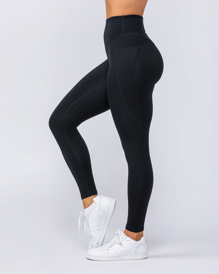 Booty Shaper Pocket Ankle Length Leggings