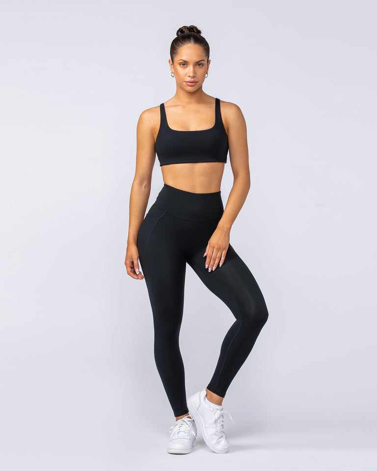 Booty Shaper Pocket Ankle Length Leggings