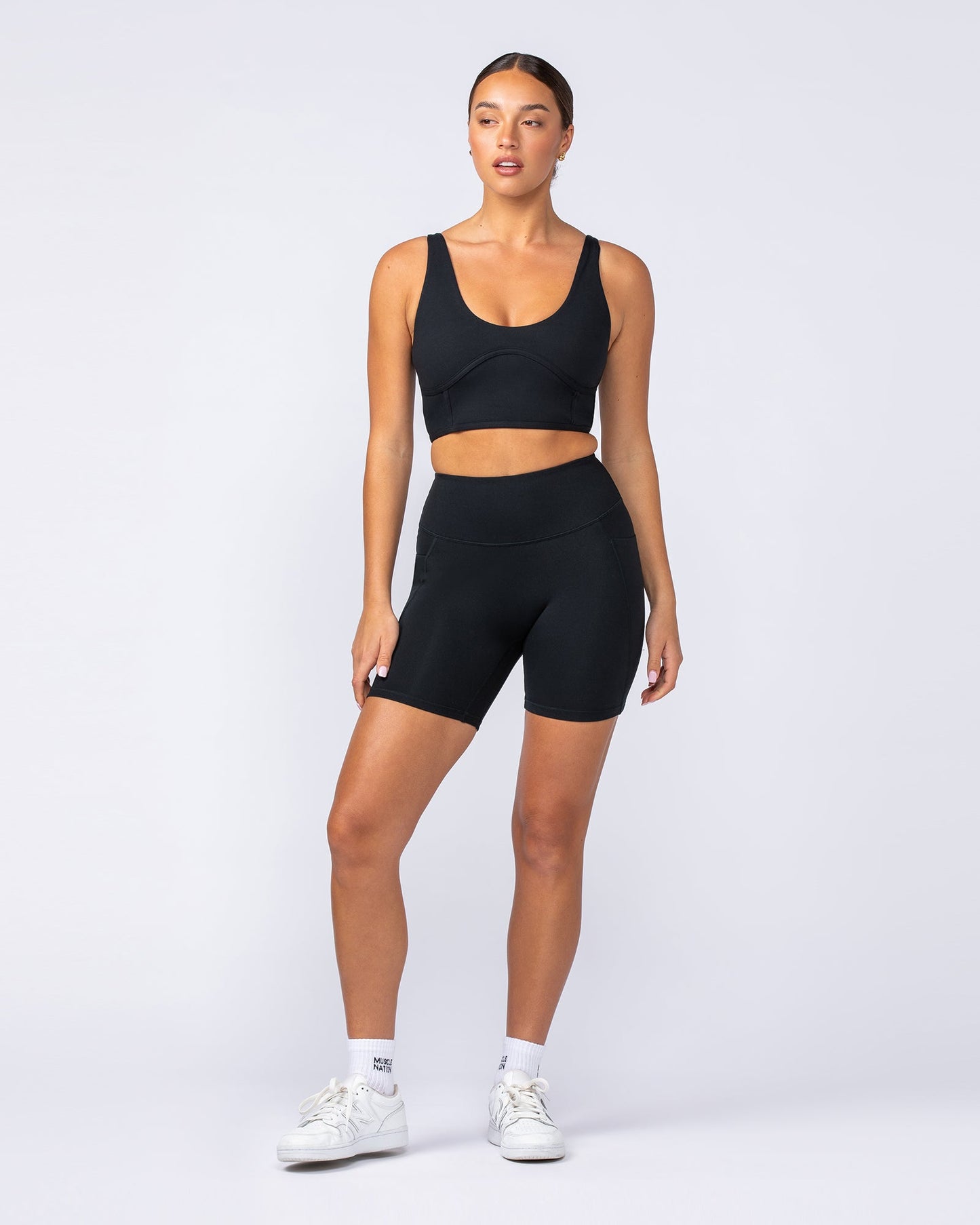 Booty Shaper Pocket Bike Shorts