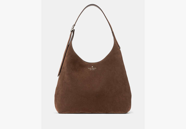 454 Suede Large Shoulder Bag