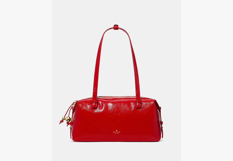 Billie Shiny Leather Shoulder Bag