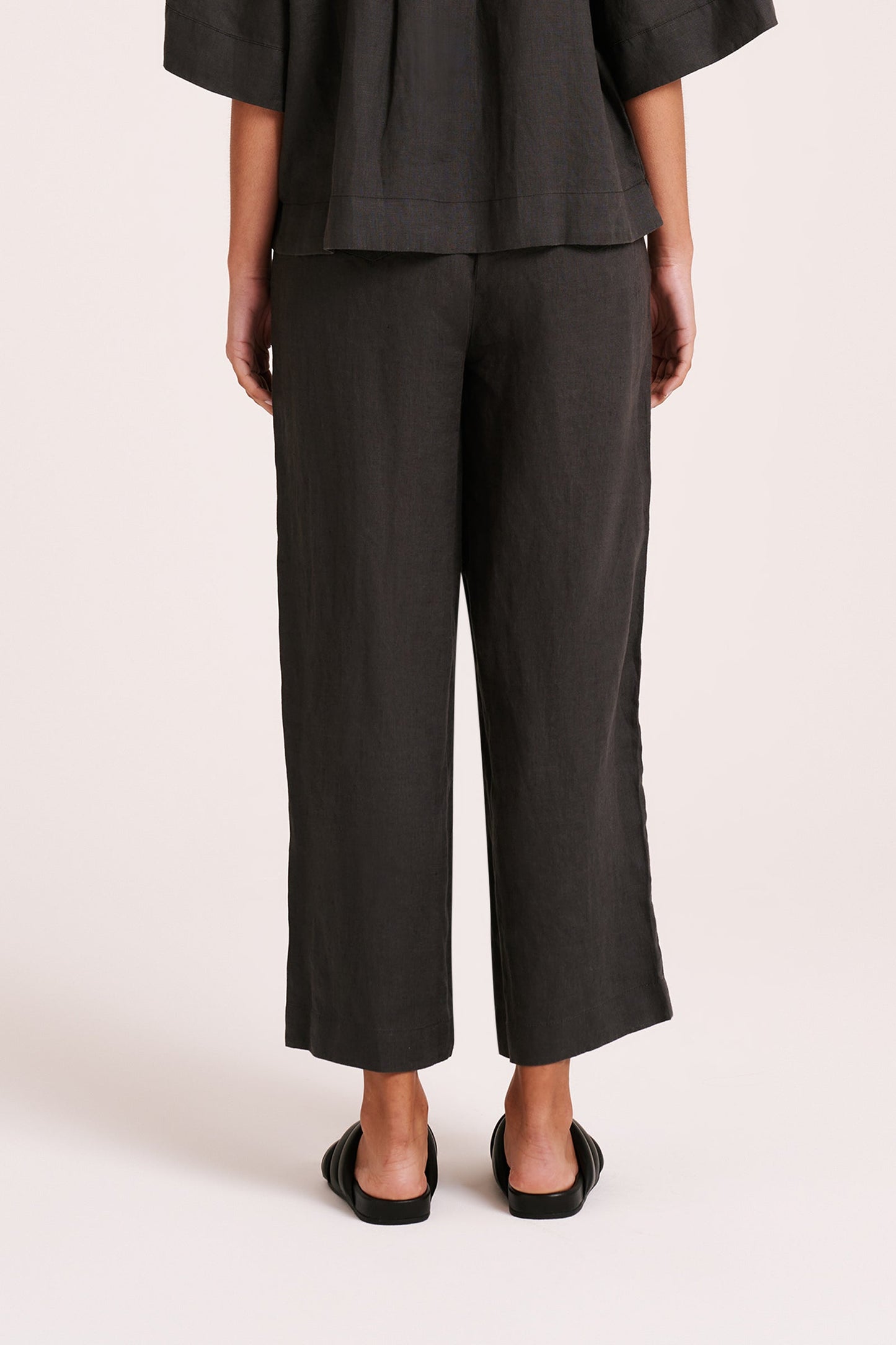 Lounge Linen Crop Pant