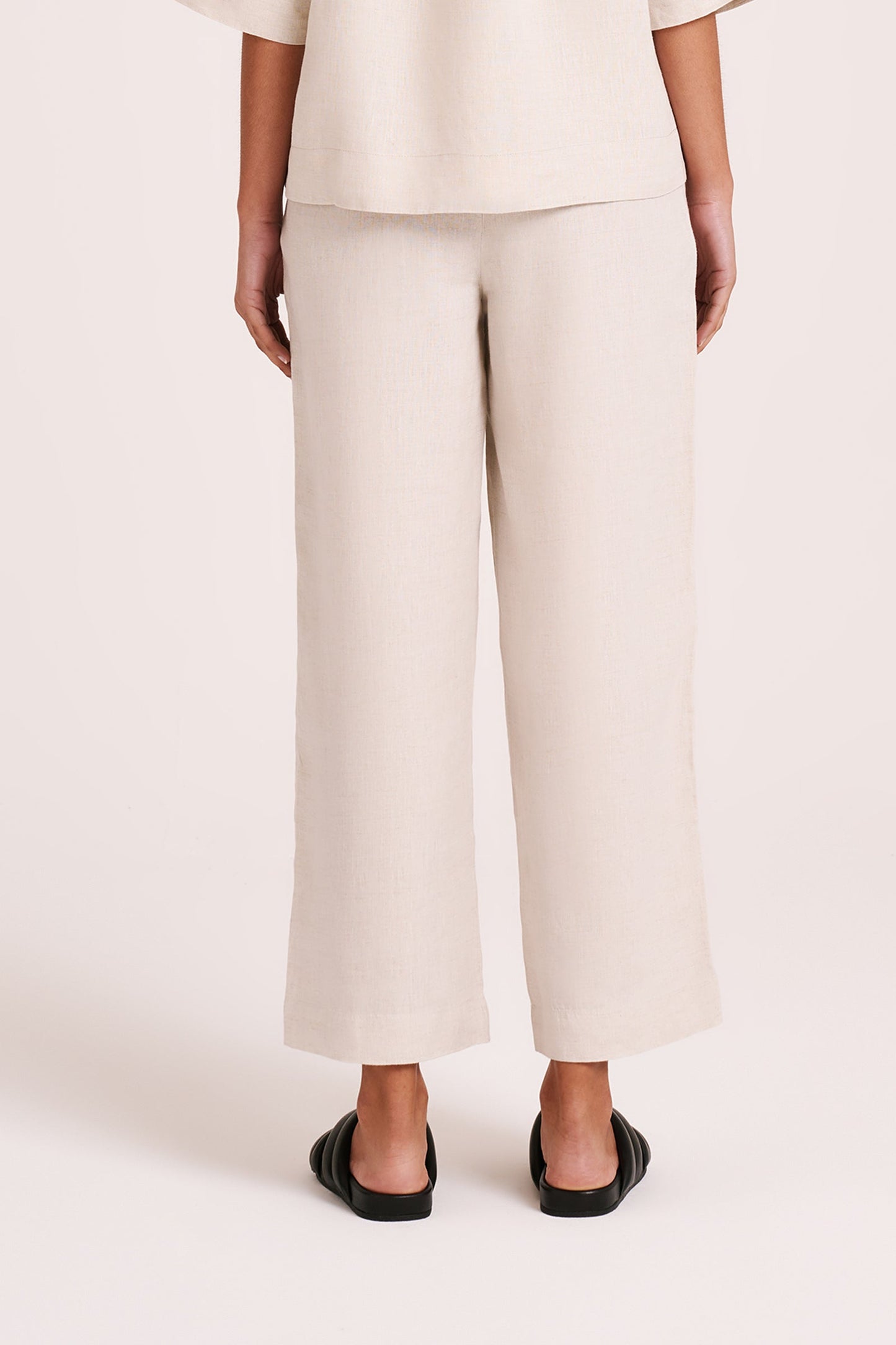 Lounge Linen Crop Pant