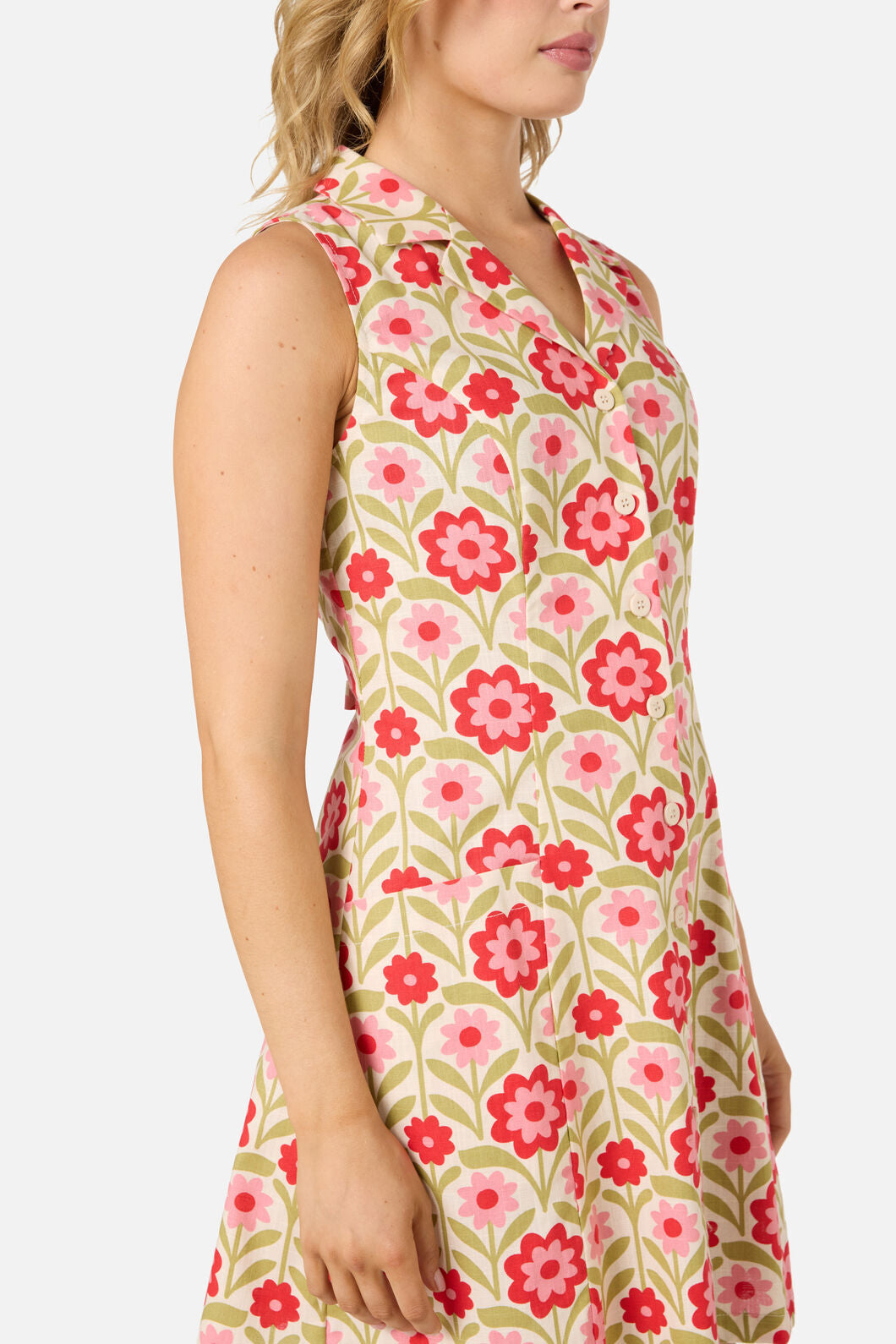 Cleo Geo Mini Collared Dress