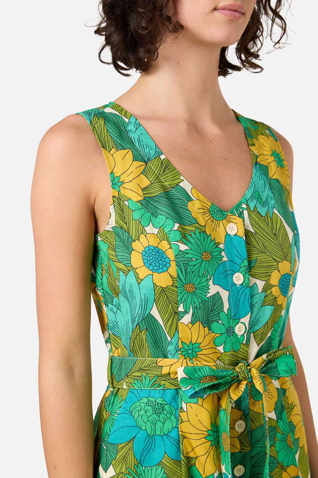 Nellie 70'S Floral Jumpsuit