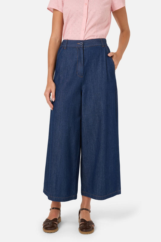 Joe Chambray Denim Culotte