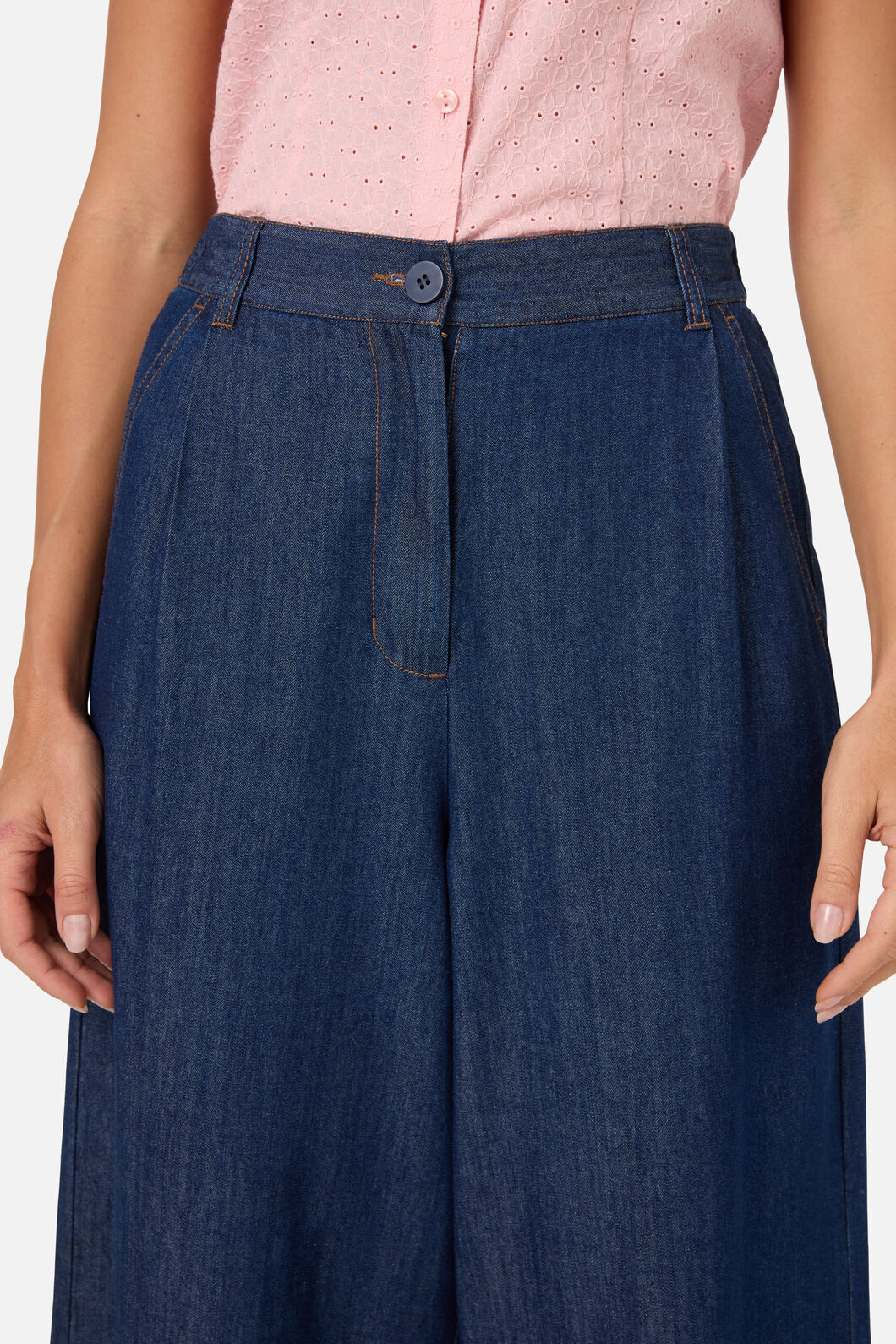 Joe Chambray Denim Culotte