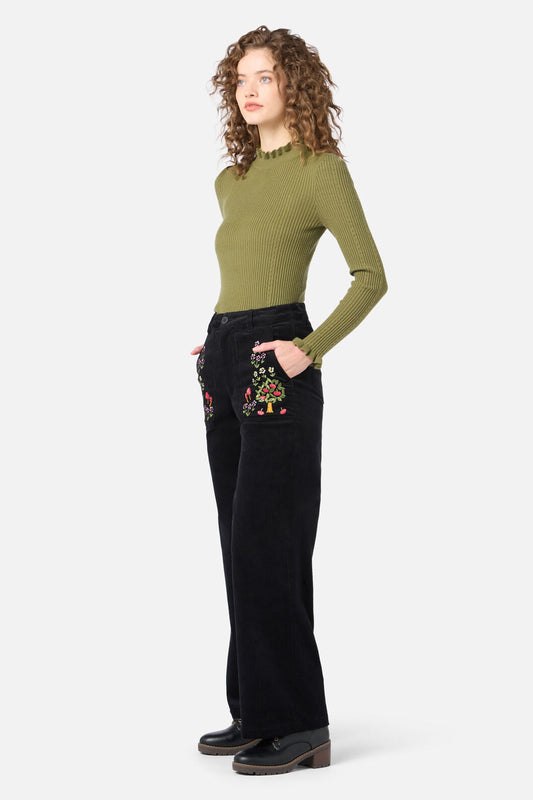 Orchard Embroidered Cord Jean