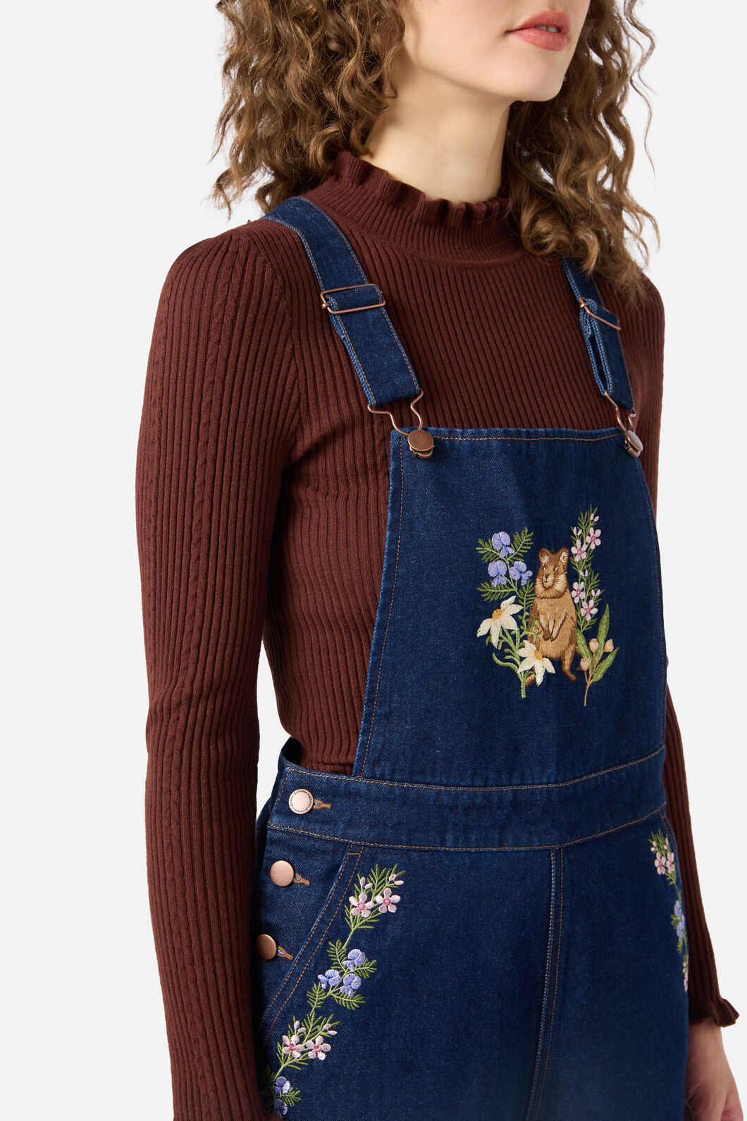 Quokka Embroidered Overall