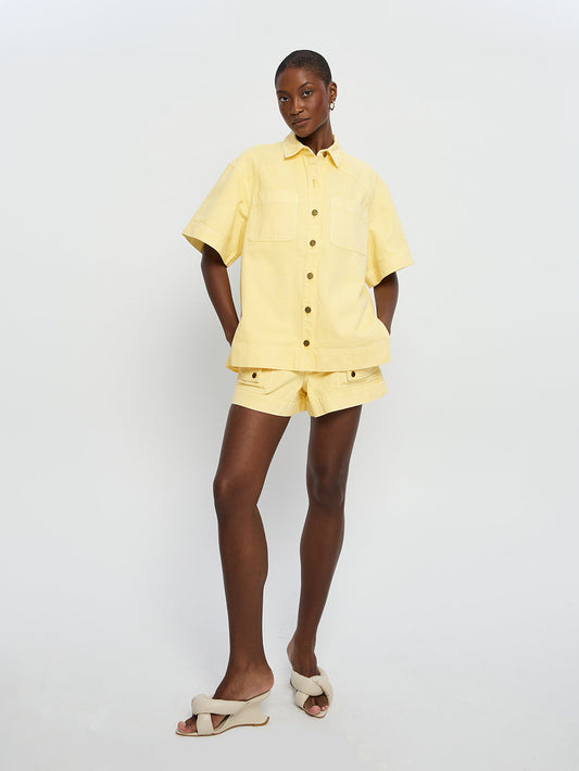 Paloma Denim Shirt - Butter
