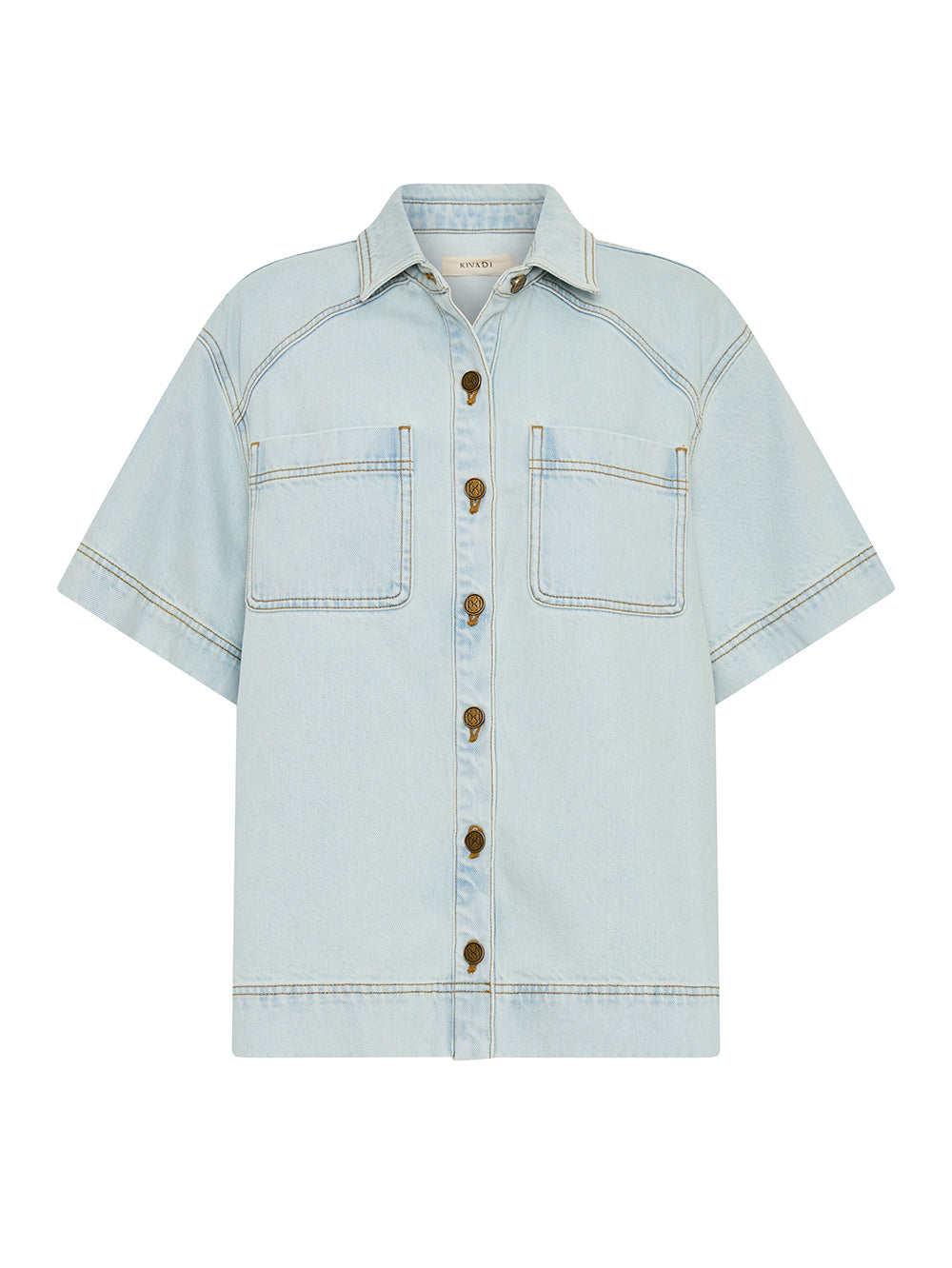 Paloma Denim Shirt - Pale Blue