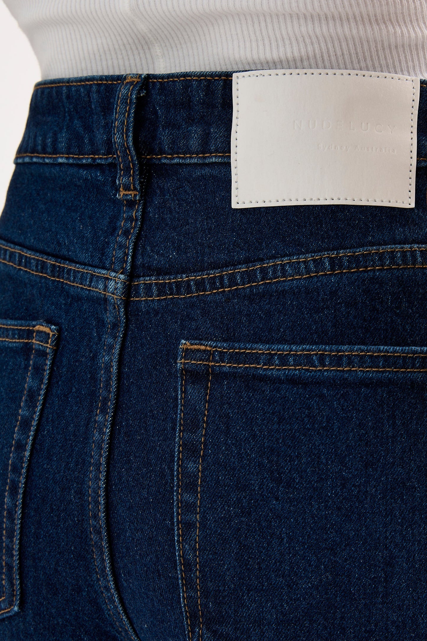 Organic Stretch Wide Leg Jean