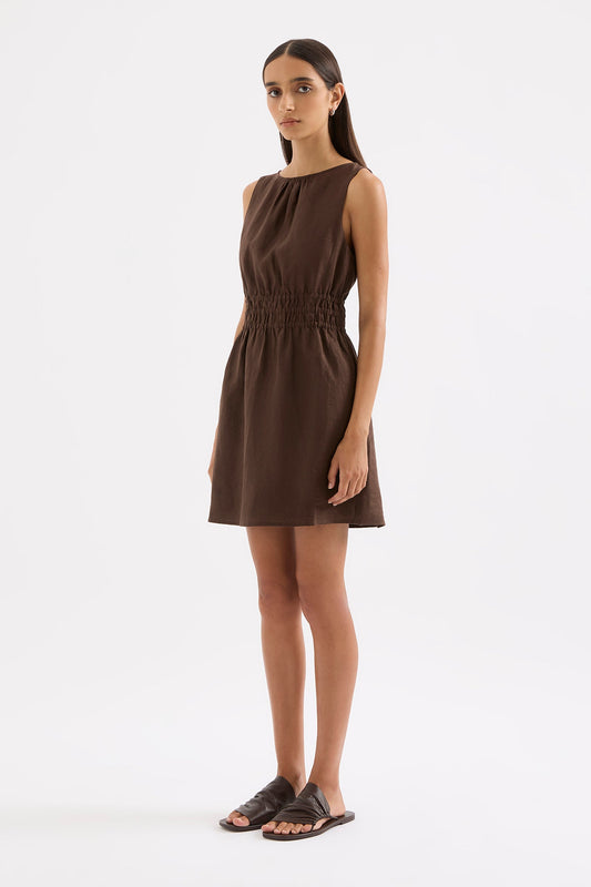 ANDRI LINEN MINI DRESS