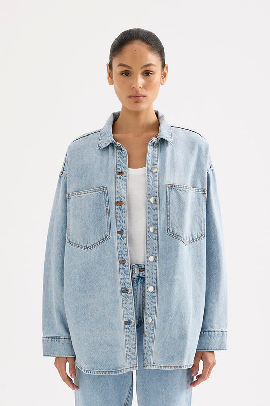 Organic Denim Overshirt