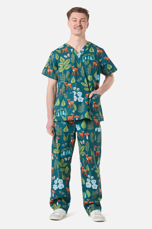 Winter Deer Scrub Set