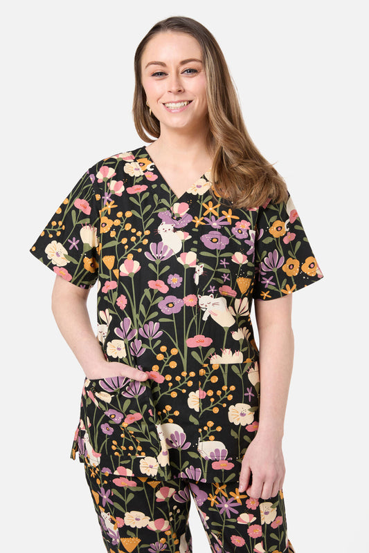 Zoe Cat scrub set