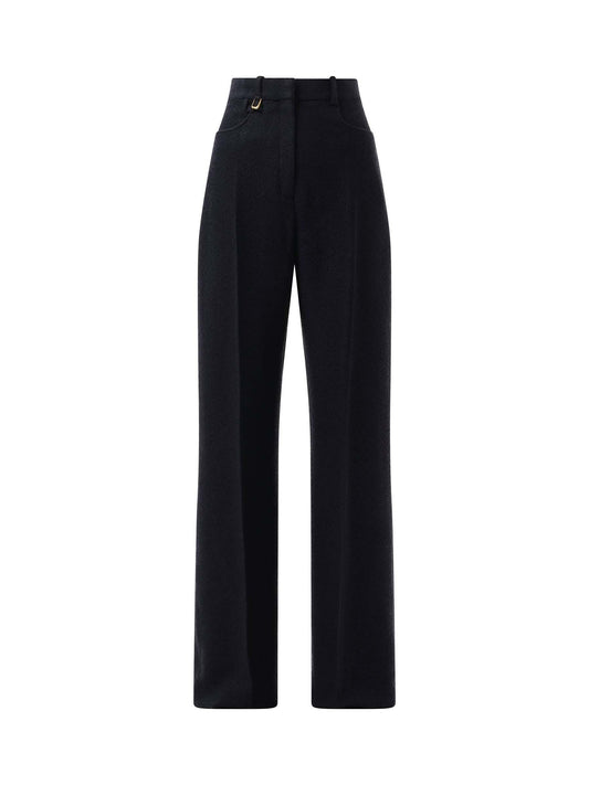 Le Pantalon Sauge in Dark Navy