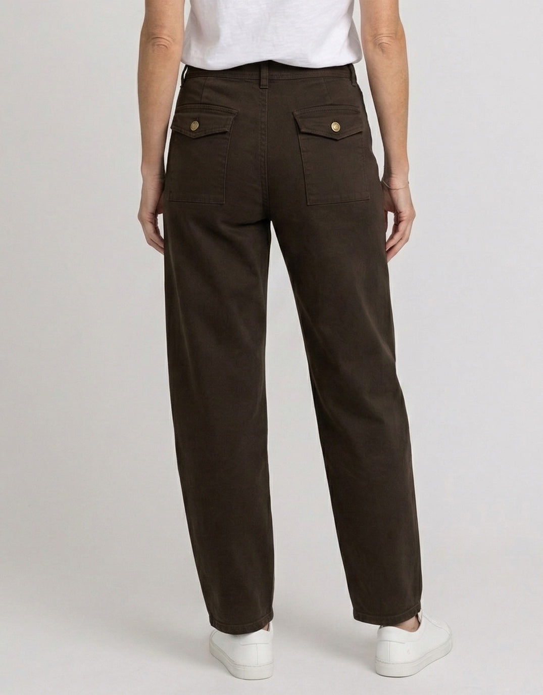 Piper Barrel Jeans - Chocolate