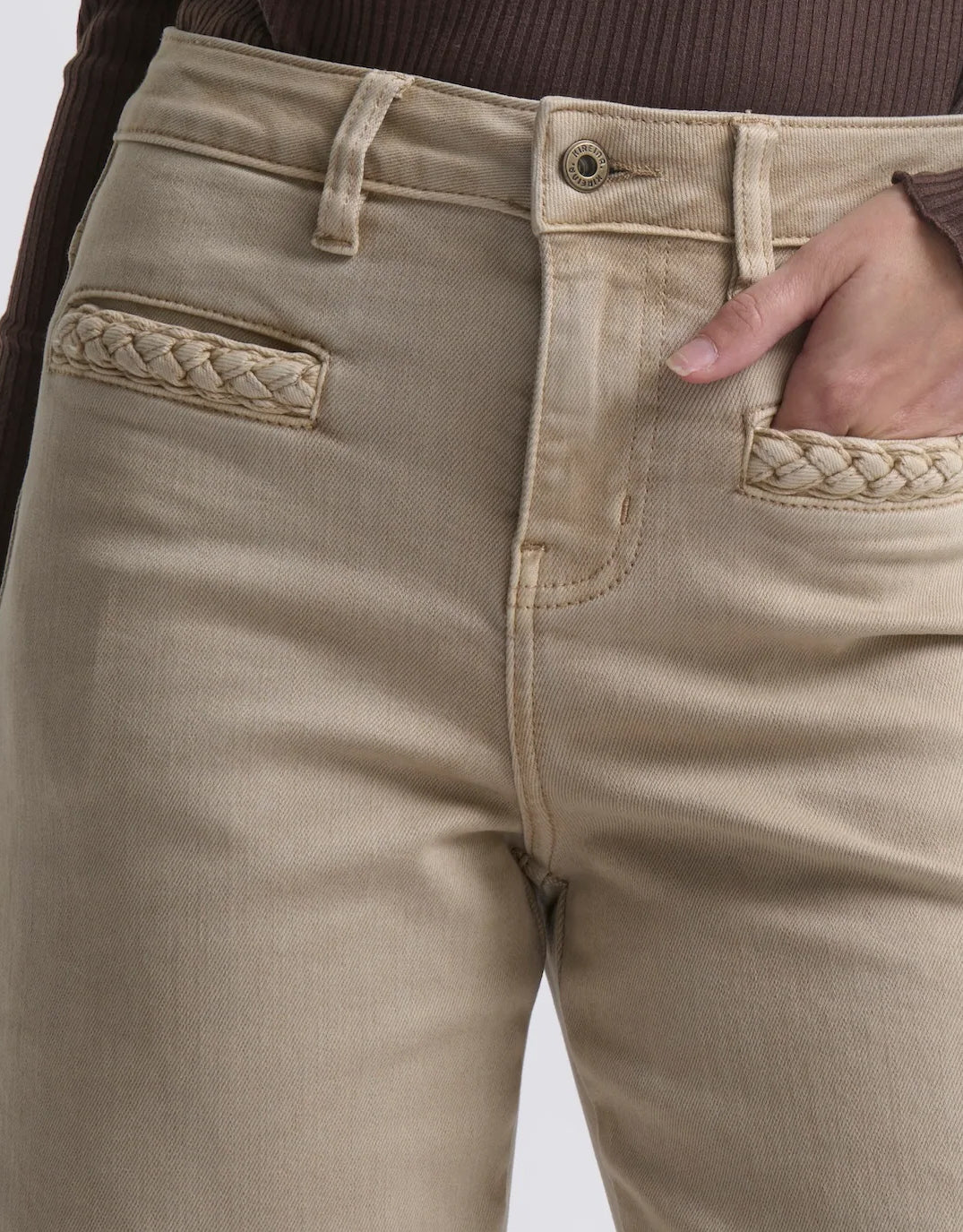 Freya Plait Pocket Jean - Arizona