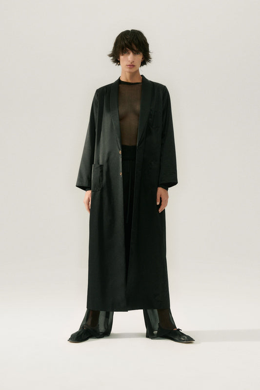 Weatherproof Long Blazer Black