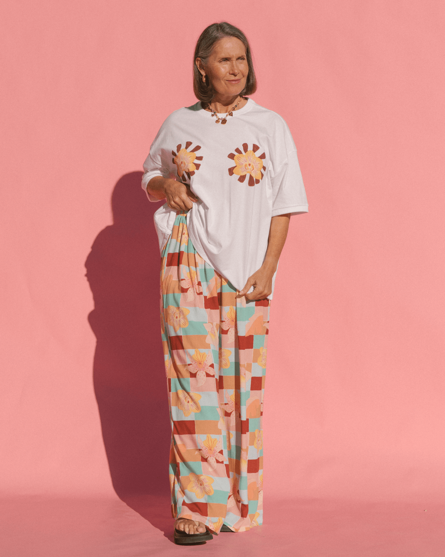 Posey Pants | Coastal Orchid