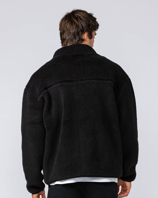 Staple Sherpa Zip Through Jacket