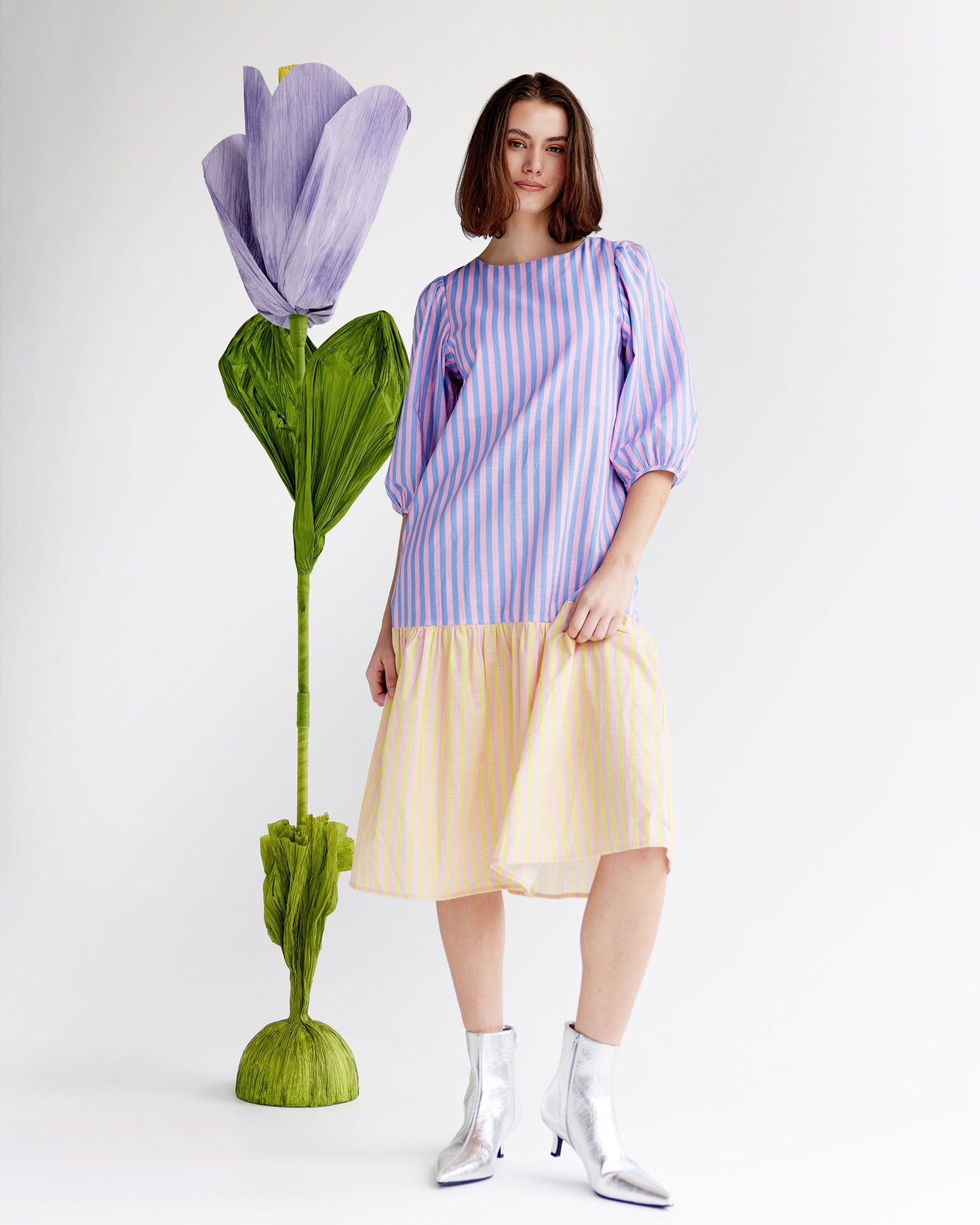 Melbourne Midi Dress - Sunkissed