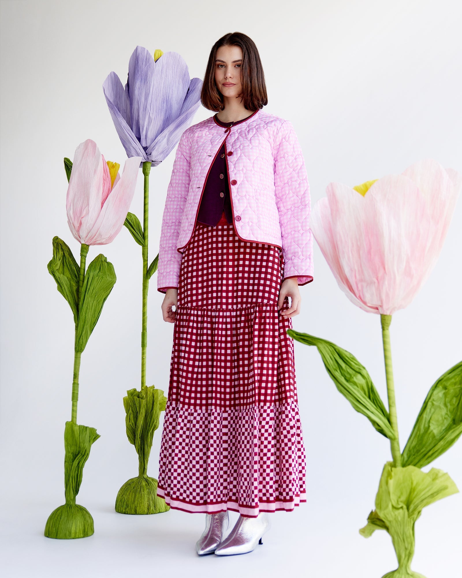 Queen of Hearts Quilted Jacket