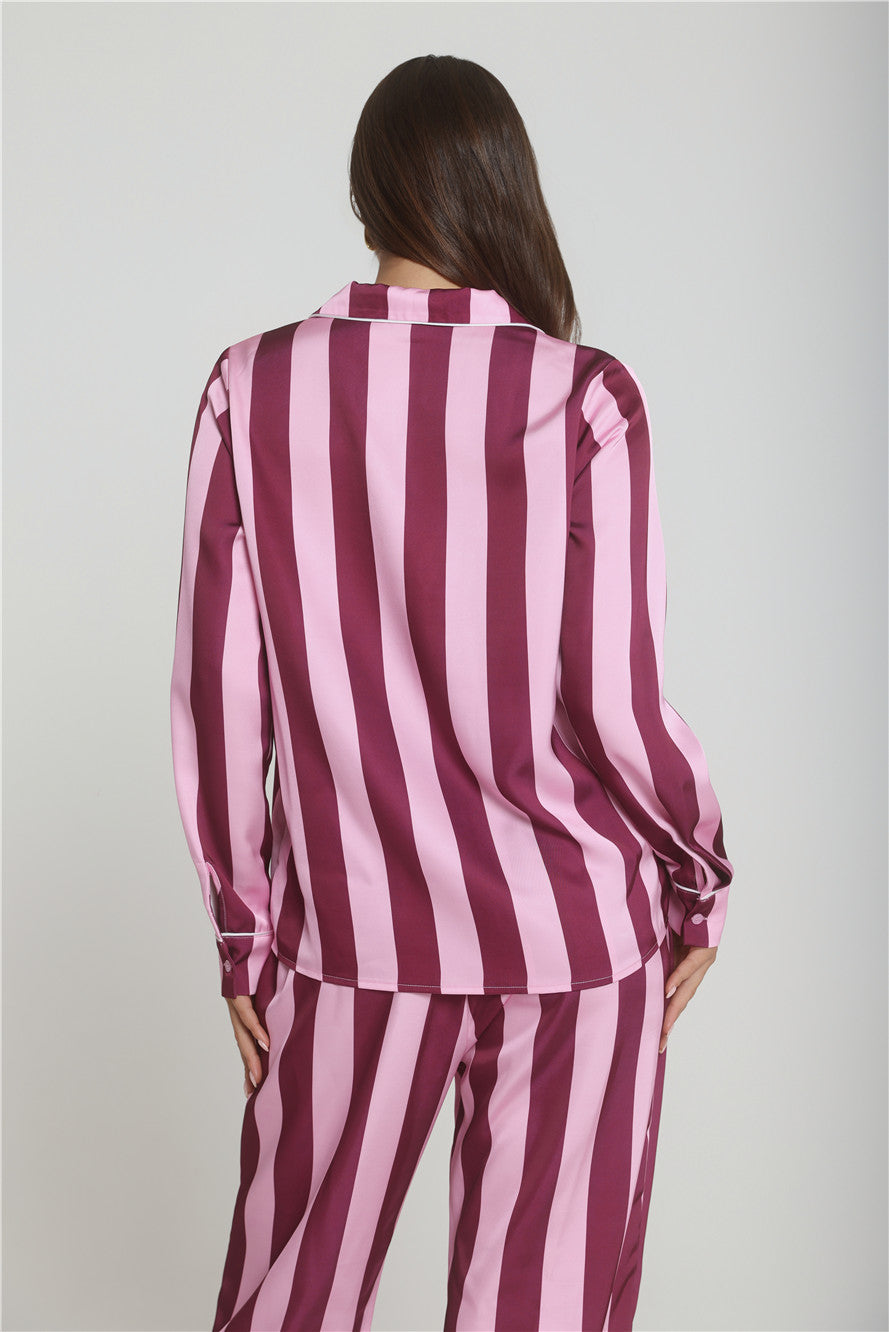 Cosy In Love Long Sleeve Pyjama Top Pink