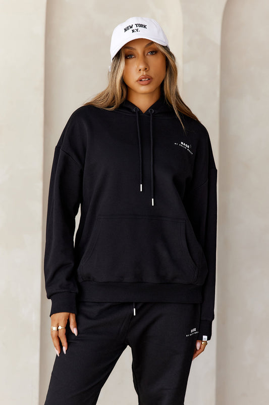 BASE Slip On New York Hoodie Black
