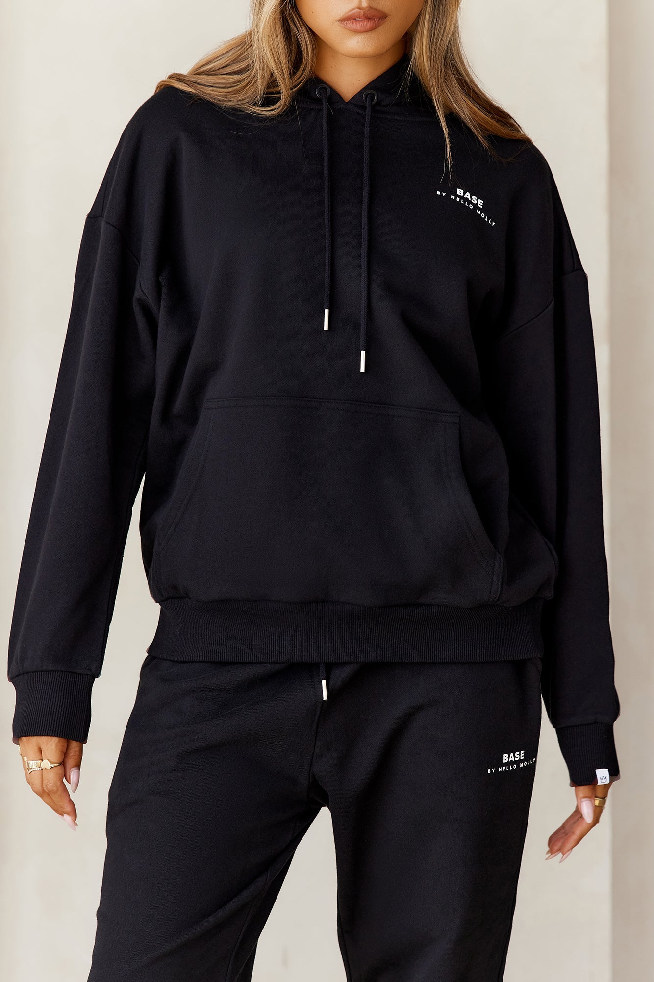 BASE Slip On New York Hoodie Black