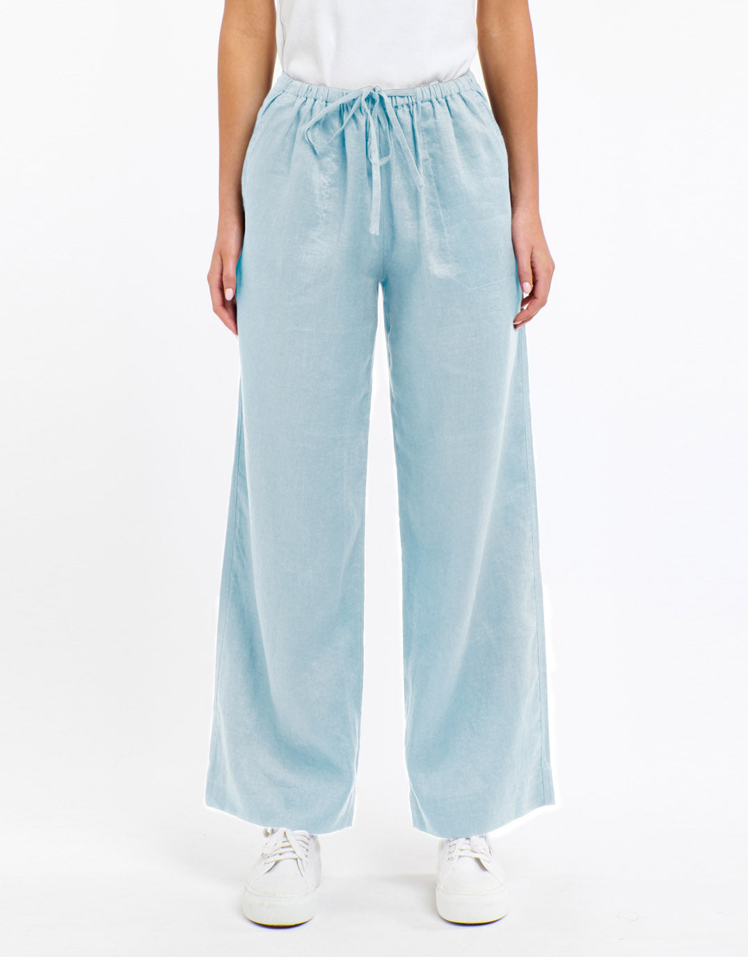 Luna Tencel Pant - Ice Blue