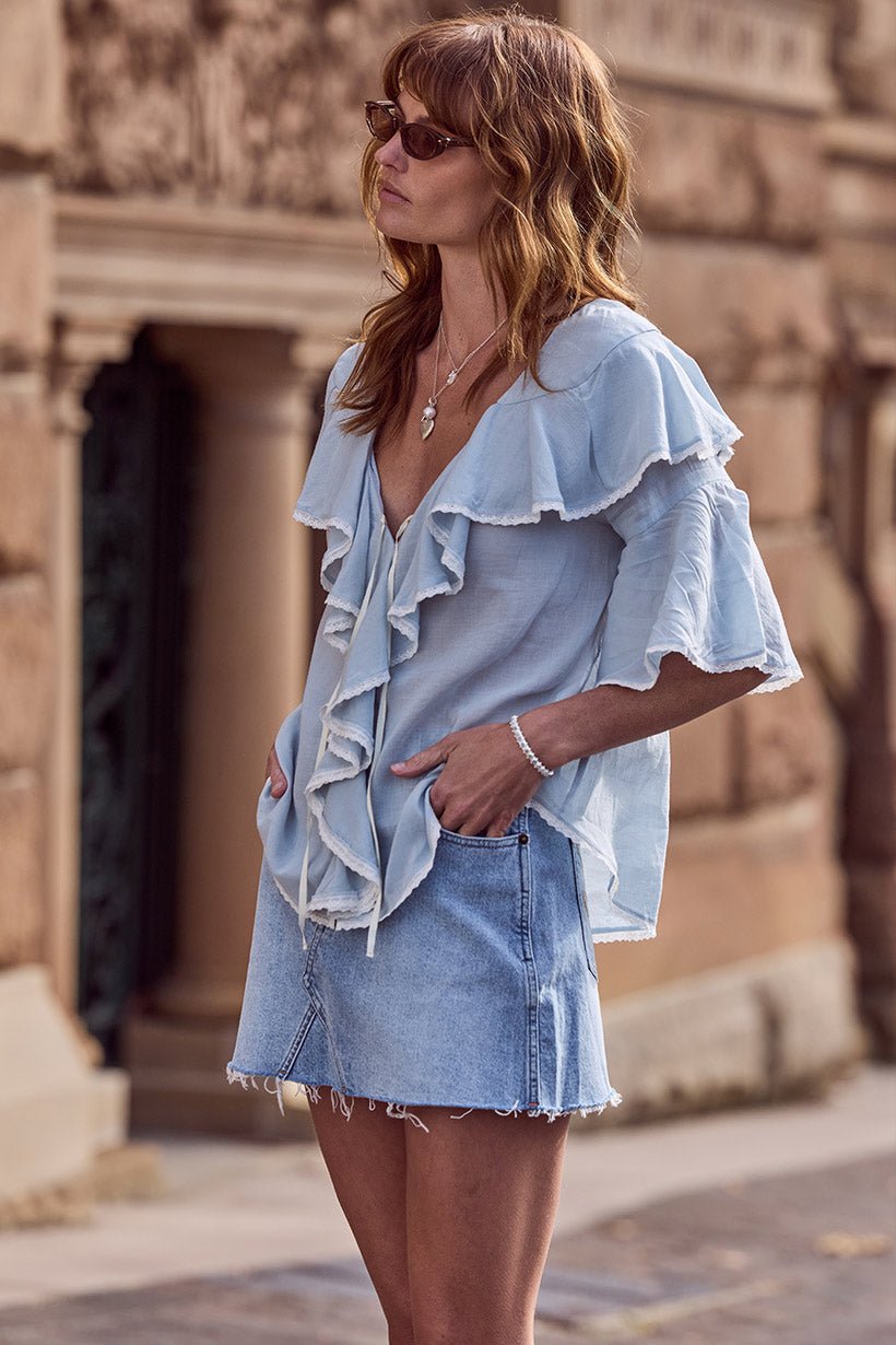 1979 Denim Mini Skirt