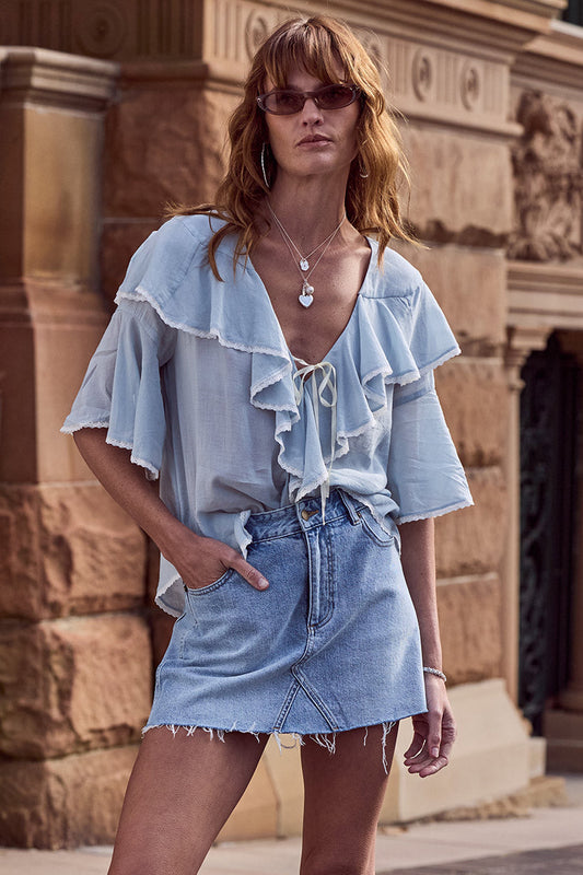 1979 Denim Mini Skirt