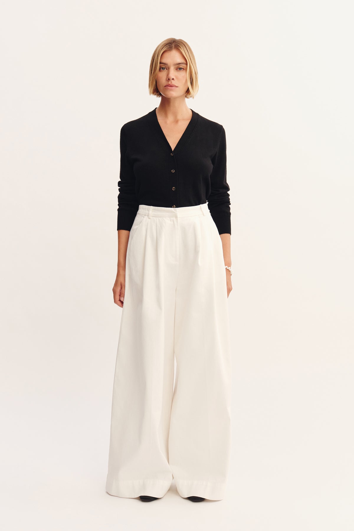 WESLEY TROUSER - VINTAGE WHITE