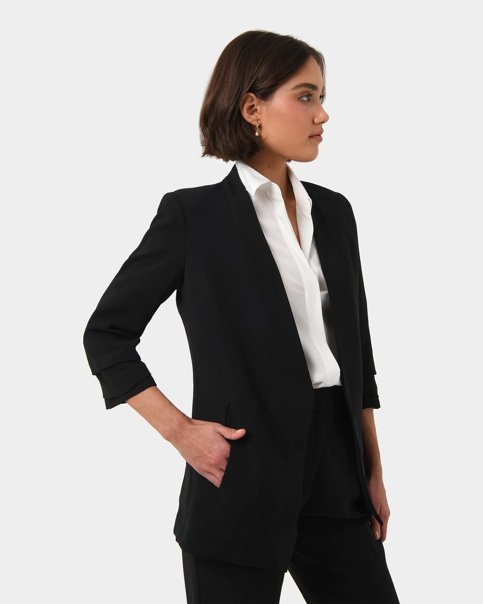 Carter 2 Collarless Blazer