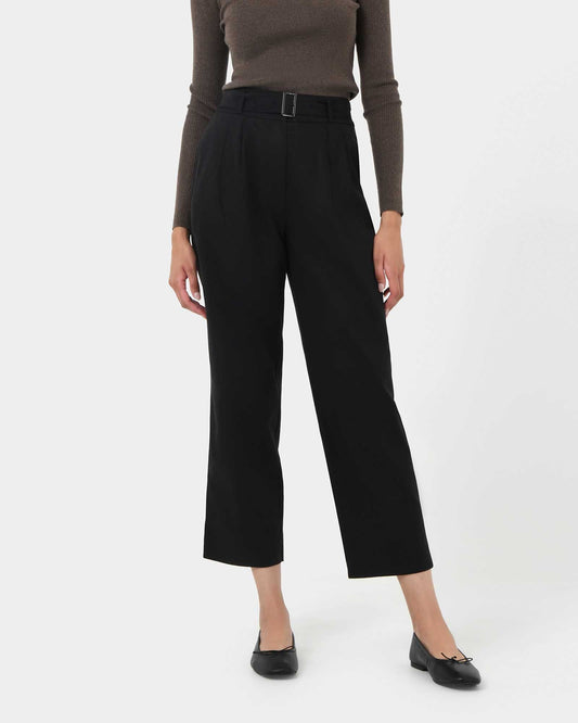 Mazzy Cotton Belted Trousers